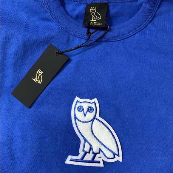 Octobers Very Own OVO Sapphire Blue Crewneck Large - Picture 6 of 6